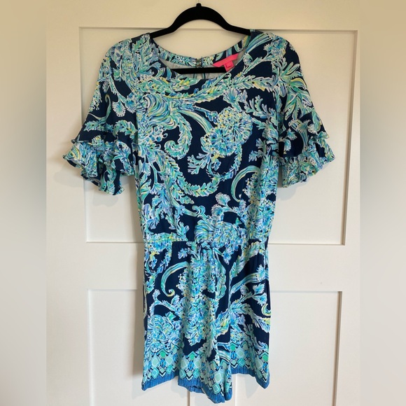 Lily Pulitzer Cotton Romper Size S - Picture 1 of 2